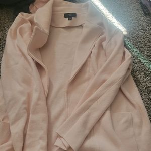 Pink cotton blazer